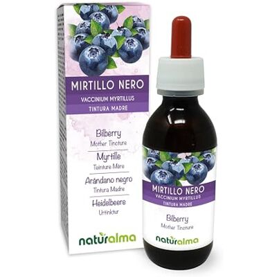 Naturalma Mirtilo preto (Vaccinium myrtillus) frutos pintura mãe sem álcool natureza extrato líquido gotas 120 ml complemento alimentar vegano Naturalma Mirtilo preto (Vaccinium myrtillus) frutos pintura mãe sem álcool natureza extrato líquido gotas 120 ml complemento alimentar vegano