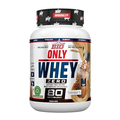 BIG Proteinas Whey Proteína em pó para desenvolvimento de massa muscular e recuperação Matéria-prima Premium Whey Protein sem lactose, sem açúcar, sem grumos (1 kg, Capuccino e baunilha) BIG Proteinas Whey Proteína em pó para desenvolvimento de massa muscular e recuperação Matéria-prima Premium Whey Protein sem lactose, sem açúcar, sem grumos (1 kg, Capuccino e baunilha)