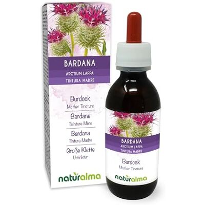 Naturalma Bardana (Arctium lappa) erva e raízes pintura mãe sem álcool natureza extrato líquido gotas 120 ml complemento alimentar vegano Naturalma Bardana (Arctium lappa) erva e raízes pintura mãe sem álcool natureza extrato líquido gotas 120 ml complemento alimentar vegano