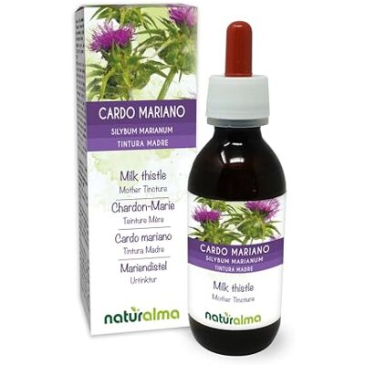 Naturalma Cardo mariano (Silybum marianum) erva e frutos Tintura Mãe sem álcool Extrato líquido gotas 120 ml Suplemento alimentar Vegano Naturalma Cardo mariano (Silybum marianum) erva e frutos Tintura Mãe sem álcool Extrato líquido gotas 120 ml Suplemento alimentar Vegano