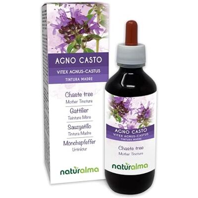 Naturalma Sauzgatillo (Vitex agnus-castus) frutos Tintura Mãe sem álcool Extrato líquido gotas 200 ml Suplemento alimentar Vegano Naturalma Sauzgatillo (Vitex agnus-castus) frutos Tintura Mãe sem álcool Extrato líquido gotas 200 ml Suplemento alimentar Vegano