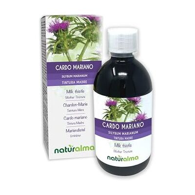 Naturalma Cardo mariano (Silybum marianum) erva e frutos Tintura Mãe sem álcool Extrato líquido gotas 500 ml Suplemento alimentar Vegano Naturalma Cardo mariano (Silybum marianum) erva e frutos Tintura Mãe sem álcool Extrato líquido gotas 500 ml Suplemento alimentar Vegano