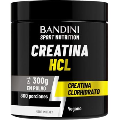 BANDINI ® Creatina HCL em pó 300 g sabor muito forte e intenso, 100 % PURA Não a tomes se for sensível ao sabor ÁCIDO Creatina cloridrato puro vegana suplemento para desporto e ginásio BANDINI ® Creatina HCL em pó 300 g sabor muito forte e intenso, 100 % PURA Não a tomes se for sensível ao sabor ÁCIDO Creatina cloridrato puro vegana suplemento para desporto e ginásio