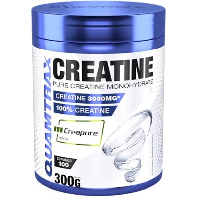 Quamtrax Nutrition Creatina Creapure® (Creatina Monoidratada) 300 g Força, resistência e pureza certificada Quamtrax Nutrition Creatina Creapure® (Creatina Monoidratada) 300 g Força, resistência e pureza certificada