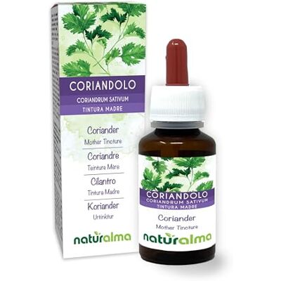 Naturalma Coriantro ou Coentro (Coriandrum sativum) frutos Tintura Mãe sem álcool Extrato líquido gotas 60 ml Suplemento alimentar Vegano Naturalma Coriantro ou Coentro (Coriandrum sativum) frutos Tintura Mãe sem álcool Extrato líquido gotas 60 ml Suplemento alimentar Vegano