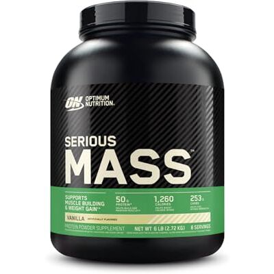 Optimum Nutrition Serious Mass (2727g) - 2727g Baunilha Optimum Nutrition Serious Mass (2727g) - 2727g Baunilha