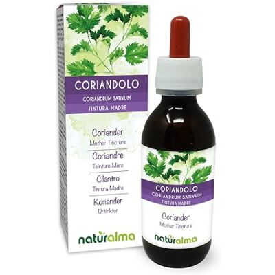 Naturalma Coriantro ou Coentro (Coriandrum sativum) frutos Tintura Mãe sem álcool Extrato líquido gotas 120 ml Suplemento alimentar Vegano Naturalma Coriantro ou Coentro (Coriandrum sativum) frutos Tintura Mãe sem álcool Extrato líquido gotas 120 ml Suplemento alimentar Vegano