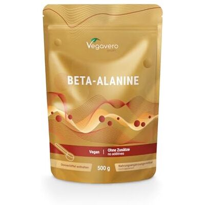 Vegavero Beta Alanina Pó 100% Pura Alta dose pré-treino para 6-16 meses, energia e resistência para o máximo desempenho, com colher doseadora, vegano, sem aditivos, sem OGM, Vegavero Beta Alanina Pó 100% Pura Alta dose pré-treino para 6-16 meses, energia e resistência para o máximo desempenho, com colher doseadora, vegano, sem aditivos, sem OGM,