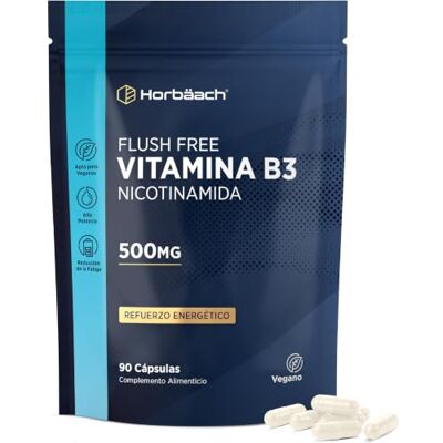 Horbäach Vitamina B3 Niacina 500mg Niacina Flush Free Não Ruborizante 90 Cápsulas Veganas Suplemento de Nicotinamida sem Descarga Horbaach 90 Cápsulas Veganas Suplemento de Nicotinamida sin Descarga Horbaach Horbäach Vitamina B3 Niacina 500mg Niacina Flush Free Não Ruborizante 90 Cápsulas Veganas Suplemento de Nicotinamida sem Descarga Horbaach 90 Cápsulas Veganas Suplemento de Nicotinamida sin Descarga Horbaach