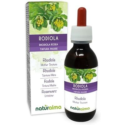 Naturalma Rodiola (Rhodiola rosea ou Sedum roseum) raízes Tintura Mãe sem álcool Extrato líquido gotas 120 ml Suplemento alimentar Vegano Naturalma Rodiola (Rhodiola rosea ou Sedum roseum) raízes Tintura Mãe sem álcool Extrato líquido gotas 120 ml Suplemento alimentar Vegano