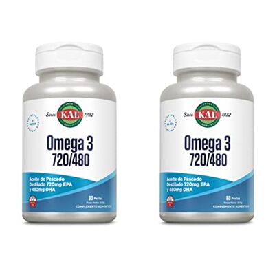 SOLARAY Kal Omega 3 720/480 0 60 pérolas pacote de 2 SOLARAY Kal Omega 3 720/480 0 60 pérolas pacote de 2