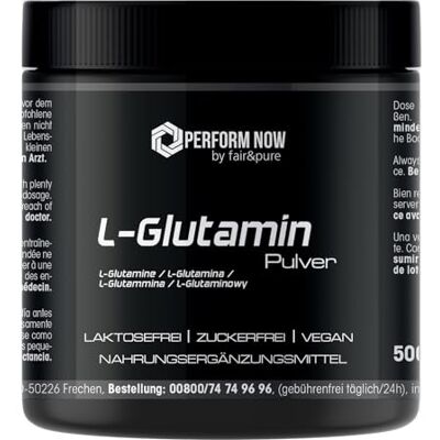 Pure L-glutamina 500 g em pó 100% puro sem aditivos Vegan aminoácidos proteinogénicos Pure L-glutamina 500 g em pó 100% puro sem aditivos Vegan aminoácidos proteinogénicos