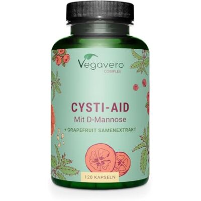 Vegavero Complexo de Cistite Arandano Vermelho + D Manose Altamente Concentrado Infecções Urinárias Urtiga Verde + Gayuba 120 Cápsulas Natural & Vegano Sem Aditivos Vegavero Complexo de Cistite Arandano Vermelho + D Manose Altamente Concentrado Infecções Urinárias Urtiga Verde + Gayuba 120 Cápsulas Natural & Vegano Sem Aditivos