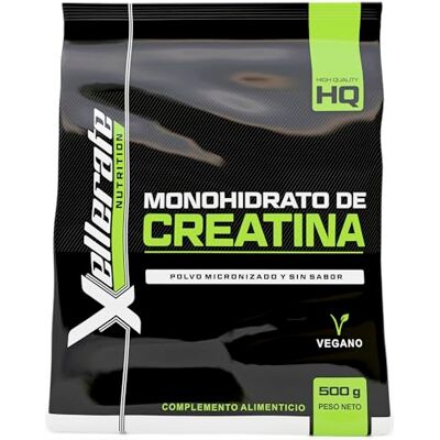 Xellerate Nutrition Xellerate Creatina monohidrata em pó 500 g 166 porções 100 % monohidrato de creatina micronizada sem gosto e vegano inclui colher doseadora fabricada na Europa Xellerate Nutrition Xellerate Creatina monohidrata em pó 500 g 166 porções 100 % monohidrato de creatina micronizada sem gosto e vegano inclui colher doseadora fabricada na Europa
