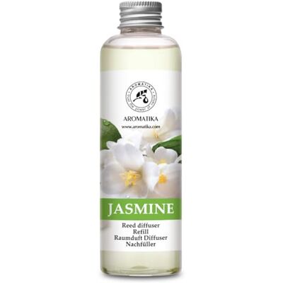 Trust Recarga do difusor de jasmim 200 ml, fragrâncias ambientais intensas e duradouras, difusor para casa aromaterapia substituição do difusor de cana fragrância para quarto Reed Diffuser Refill Trust Recarga do difusor de jasmim 200 ml, fragrâncias ambientais intensas e duradouras, difusor para casa aromaterapia substituição do difusor de cana fragrância para quarto Reed Diffuser Refill