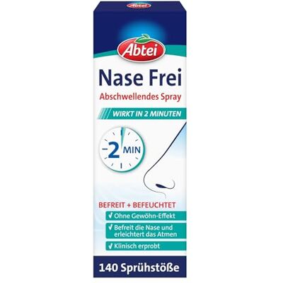 Abtei Nase Frei abschwellendes Nasenspray, solução de 20 ml Abtei Nase Frei abschwellendes Nasenspray, solução de 20 ml