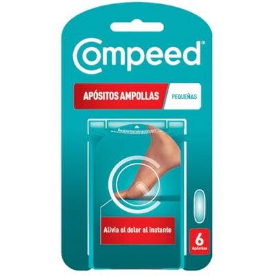 Compeed Ampolas pequenas, pensos hidrocolóides pés, pack 6 unidades Compeed Ampolas pequenas, pensos hidrocolóides pés, pack 6 unidades