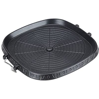 YRHH Frigideira quadrada antiaderente para grelha, churrasco, placa quente portátil, revestimento de pedra, bandeja para cozinhar ao ar livre para casa, frigideira para churrasco YRHH Frigideira quadrada antiaderente para grelha, churrasco, placa quente portátil, revestimento de pedra, bandeja para cozinhar ao ar livre para casa, frigideira para churrasco