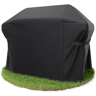 AMZBBQ Capa premium resistente às intempéries, 170 x 120 x 75 cm, 100 % impermeável para grelhas a gás e elétricas com revestimento premium para Weber Genesis II série 400 AMZBBQ Capa premium resistente às intempéries, 170 x 120 x 75 cm, 100 % impermeável para grelhas a gás e elétricas com revestimento premium para Weber Genesis II série 400
