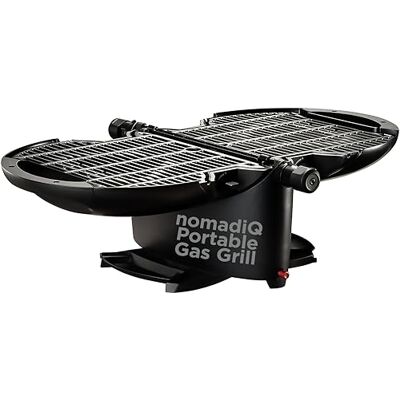 NOMADIQ Grelha portátil a gás propano Pequeno, pequeno e leve churrasco de mesa Perfeito para campismo, porta traseira, cozinha ao ar livre, RV, barcos, viagens (grelha) NOMADIQ Grelha portátil a gás propano Pequeno, pequeno e leve churrasco de mesa Perfeito para campismo, porta traseira, cozinha ao ar livre, RV, barcos, viagens (grelha)