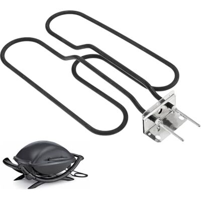 bowarepro Peça sobresselente para grelha elétrica Weber, compatível com Weber Q140, Q1400 Grill, elementos de aquecimento Weber, aço inoxidável, espiral de aquecimento, 230 V, 2200 W bowarepro Peça sobresselente para grelha elétrica Weber, compatível com Weber Q140, Q1400 Grill, elementos de aquecimento Weber, aço inoxidável, espiral de aquecimento, 230 V, 2200 W