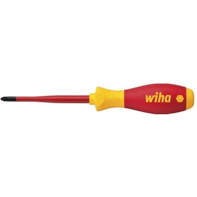 Wiha Chave de fenda SoftFinish® electric slimFix Phillips PH2 x 100 mm (35394) Wiha Chave de fenda SoftFinish® electric slimFix Phillips PH2 x 100 mm (35394)