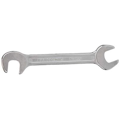 Bahco Chave fixa de duas bocas Lilliput de 9 mm com acabamento cromado de 105 mm Bahco Chave fixa de duas bocas Lilliput de 9 mm com acabamento cromado de 105 mm