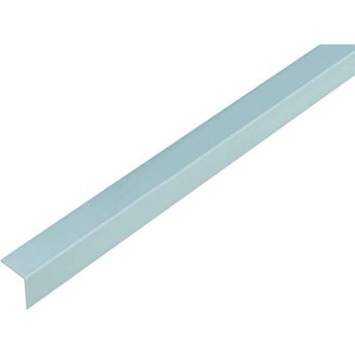 Alberts - Perfil em L 20x20x1 mm - Plástico cinza aluminio - Perfil em L Alberts - Perfil em L 20x20x1 mm - Plástico cinza aluminio - Perfil em L