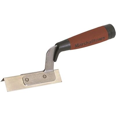 Marshalltown Plana de canto exterior com alça DuraSoft, espátula de canto com aço inoxidável, perfeita para construção a seco e isolamento térmico, tamanho da talo: 108 x 25 mm Marshalltown Plana de canto exterior com alça DuraSoft, espátula de canto com aço inoxidável, perfeita para construção a seco e isolamento térmico, tamanho da talo: 108 x 25 mm