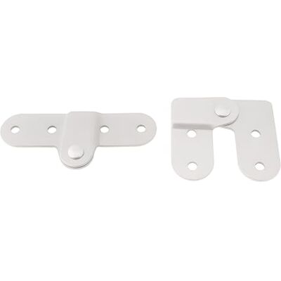 OTOTEC 2 dobradiças dobráveis resistentes de 180 ° de 75 x 33 mm, adequadas para escadas, mesas dobráveis e móveis. OTOTEC 2 dobradiças dobráveis resistentes de 180 ° de 75 x 33 mm, adequadas para escadas, mesas dobráveis e móveis.