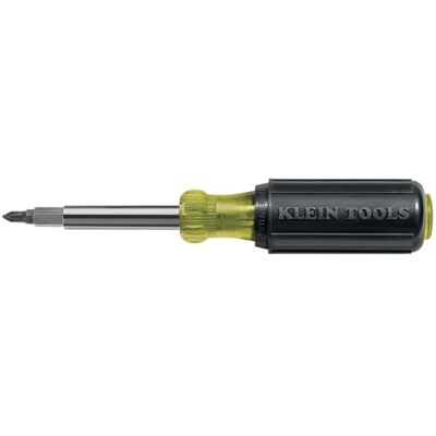 KLEIN TOOLS 32477 Chave de fenda multibroca/chave de fenda de porca 10 em 1, multiferramentas, pontas de força industrial, Phillips, ranhuradas, quadradas e Torx KLEIN TOOLS 32477 Chave de fenda multibroca/chave de fenda de porca 10 em 1, multiferramentas, pontas de força industrial, Phillips, ranhuradas, quadradas e Torx