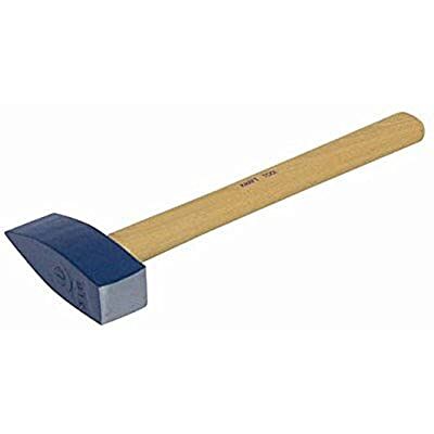 Kraft Tool Co. Kraft ferramenta martelo de cabeça de pedra cinzel para martelo com cabo de 40,6 cm Kraft Tool Co. Kraft ferramenta martelo de cabeça de pedra cinzel para martelo com cabo de 40,6 cm