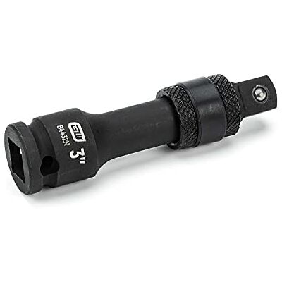 GEARWRENCH Extensão de impacto de bloqueio de acionamento de 3/8 polegadas, 3 polegadas GEARWRENCH Extensão de impacto de bloqueio de acionamento de 3/8 polegadas, 3 polegadas