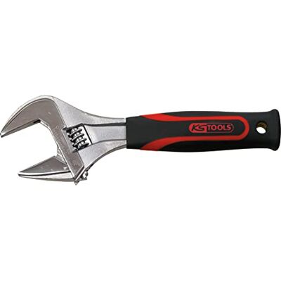 KS Tools chaves inglesas de 8" (ajustável até 34 mm, cabo de dois materiais) KS Tools chaves inglesas de 8" (ajustável até 34 mm, cabo de dois materiais)