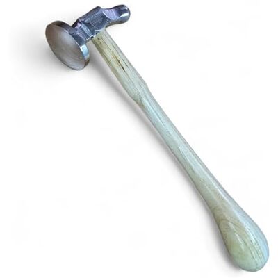 PTL Martelo de caçador de 32 mm, cabeça abaulada, martelo de ponta esférica para escovagem, trabalho em metal e criação de joias ® PTL Martelo de caçador de 32 mm, cabeça abaulada, martelo de ponta esférica para escovagem, trabalho em metal e criação de joias ®