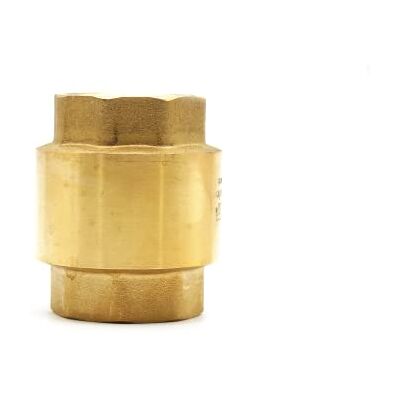DOJA Barcelona Válvula anti-retorno de água, válvula de retenção PN16, rosca interior de 3/4", em latão, obturador de plástico, válvula anti-retorno, sistema anti-retorno, regulador de retorno de água DOJA Barcelona Válvula anti-retorno de água, válvula de retenção PN16, rosca interior de 3/4", em latão, obturador de plástico, válvula anti-retorno, sistema anti-retorno, regulador de retorno de água