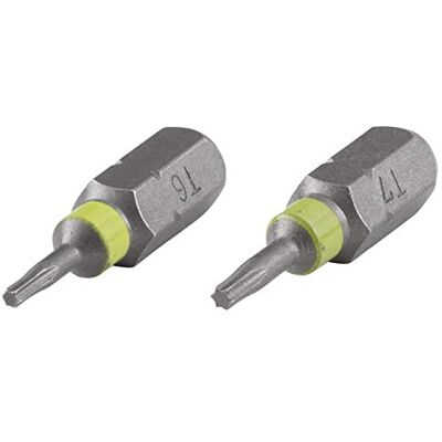 wolfcraft Conjunto de pontas, TORX® (T 8/9), 2 peças I I 2 pontas Solid wolfcraft Conjunto de pontas, TORX® (T 8/9), 2 peças I I 2 pontas Solid