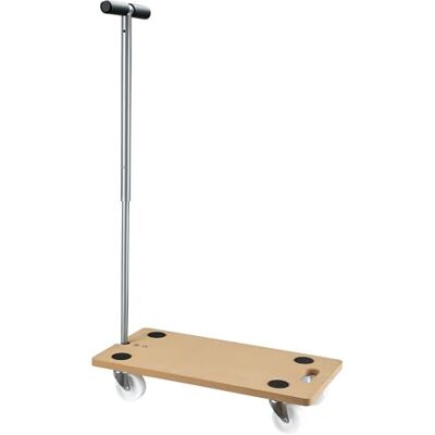 WilTec Carrinho de transporte com pega 575 x 290 x 650 mm, com capacidade de carga de 200 kg, carrinho para móveis, base de madeira com 4 rodas pivotantes WilTec Carrinho de transporte com pega 575 x 290 x 650 mm, com capacidade de carga de 200 kg, carrinho para móveis, base de madeira com 4 rodas pivotantes