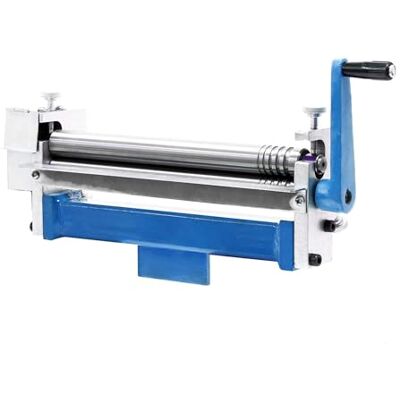 WilTec Máquina curvadora de 3 rolos 300mm Dobradiça de espessura de chapa 2,5mm Oficina de chapa Cilindros curvadores WilTec Máquina curvadora de 3 rolos 300mm Dobradiça de espessura de chapa 2,5mm Oficina de chapa Cilindros curvadores