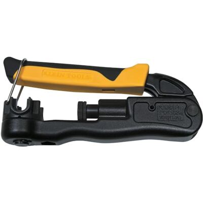 KLEIN TOOLS Crimpadora de compressão, fio e alicate coaxial para cablagem interior e exterior KLEIN TOOLS Crimpadora de compressão, fio e alicate coaxial para cablagem interior e exterior