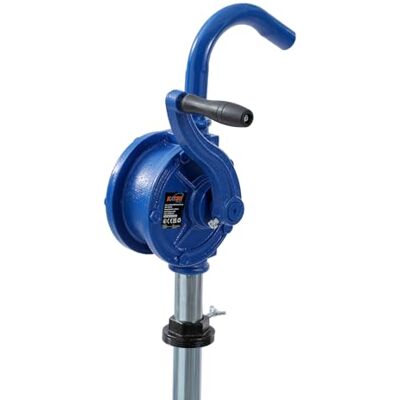 KATSU Tools Bomba manual para bidão de óleo de ferro fundido, bomba rotativa para diesel com 3 tubos de sucção, para oficina e garagem KATSU Tools Bomba manual para bidão de óleo de ferro fundido, bomba rotativa para diesel com 3 tubos de sucção, para oficina e garagem