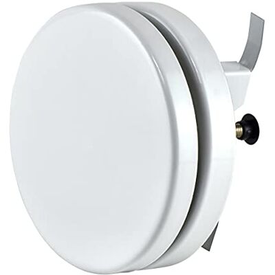Steinberg14 Branco Ø mm difusor de ventilação de fornecimento de ar, válvula de disco ajustável, grade redonda de ventilação para entrada de ar, de aço Steinberg14 Branco Ø mm difusor de ventilação de fornecimento de ar, válvula de disco ajustável, grade redonda de ventilação para entrada de ar, de aço