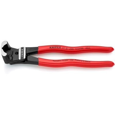 KNIPEX Cortadores de corte frontal grande efeito alavanca revestidos de plástico 200 mm, KNIPEX Cortadores de corte frontal grande efeito alavanca revestidos de plástico 200 mm,