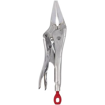 Milwaukee 48223509 Alicate de bloqueio de ponta comprida de 9 polegadas, prateado Milwaukee 48223509 Alicate de bloqueio de ponta comprida de 9 polegadas, prateado