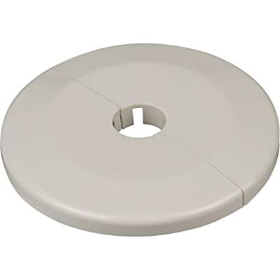 FUX 2 peças de rosetas individuais para tubos de aquecimento, tamanhos diferentes para diâmetros do tubo de 12 mm a 34 mm, embelezador, cobre tubos radiadores, tampa (12 mm, branco creme, RAL 9001) FUX 2 peças de rosetas individuais para tubos de aquecimento, tamanhos diferentes para diâmetros do tubo de 12 mm a 34 mm, embelezador, cobre tubos radiadores, tampa (12 mm, branco creme, RAL 9001)