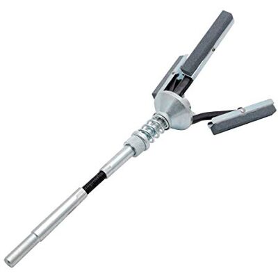 Riloer Bruñidor de cilindro de motor (32 mm 90 mm) ferramenta de Esmerilador de cilindro de 3 moldes com eixo flexível e tensão ajustável, para travões, motos e pequenos motores Riloer Bruñidor de cilindro de motor (32 mm 90 mm) ferramenta de Esmerilador de cilindro de 3 moldes com eixo flexível e tensão ajustável, para travões, motos e pequenos motores