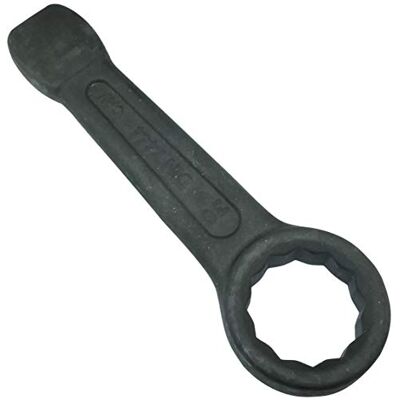 AERZETIX Chave poligonal de golpe reforçada 36 mm chave de impacto métrico a olho DIN 7444 comprimento 210 mm 12 lados bi-hexagonal, em aço CR-V C46507 AERZETIX Chave poligonal de golpe reforçada 36 mm chave de impacto métrico a olho DIN 7444 comprimento 210 mm 12 lados bi-hexagonal, em aço CR-V C46507