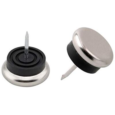 Metafranc Protetores de móveis (diâmetro, metal, com pregos e topes, 8 unidades), Ø 30 mm (8 Stück) Metafranc Protetores de móveis (diâmetro, metal, com pregos e topes, 8 unidades), Ø 30 mm (8 Stück)