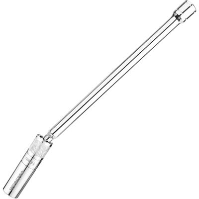 WORKPRO Chave de vela de ignição comprida magnética 14 mm CR-V, flexível 360 ° 30 cm WORKPRO Chave de vela de ignição comprida magnética 14 mm CR-V, flexível 360 ° 30 cm
