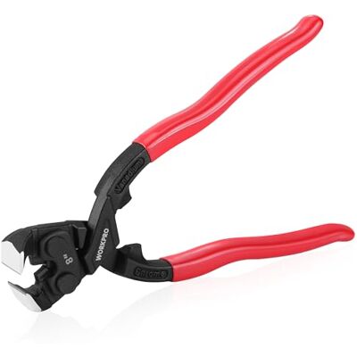 WORKPRO Alicate corte frontal 200 mm, alicate extrator unhas Ferramenta multifuncional robusta com cabo comprido para cortar, extrair pregos e trabalhos profissionais WORKPRO Alicate corte frontal 200 mm, alicate extrator unhas Ferramenta multifuncional robusta com cabo comprido para cortar, extrair pregos e trabalhos profissionais